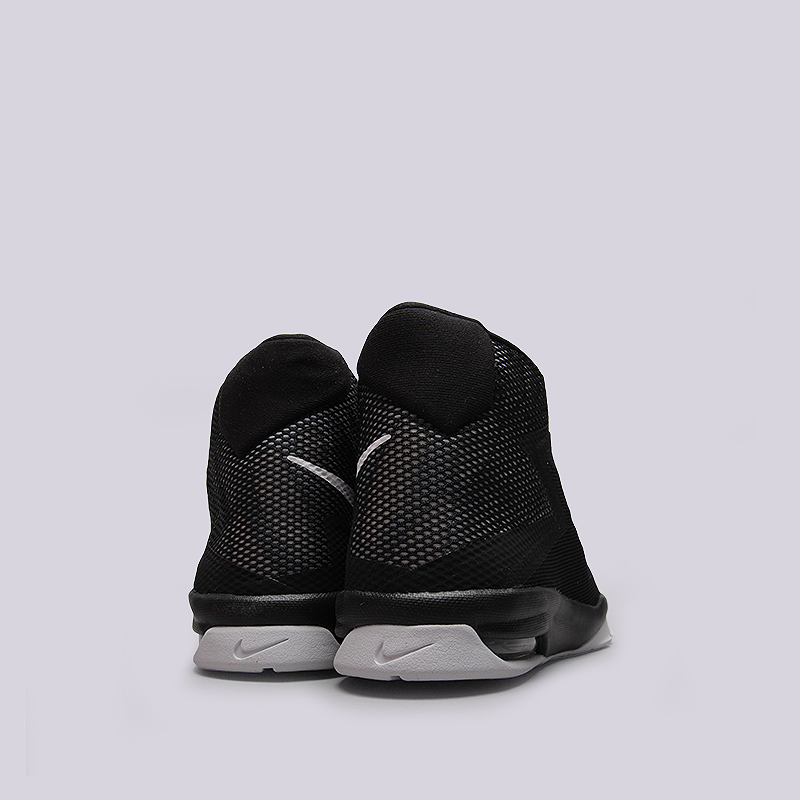 детские черные баскетбольные кроссовки Nike Air Devosion GS 845081-001 - цена, описание, фото 4